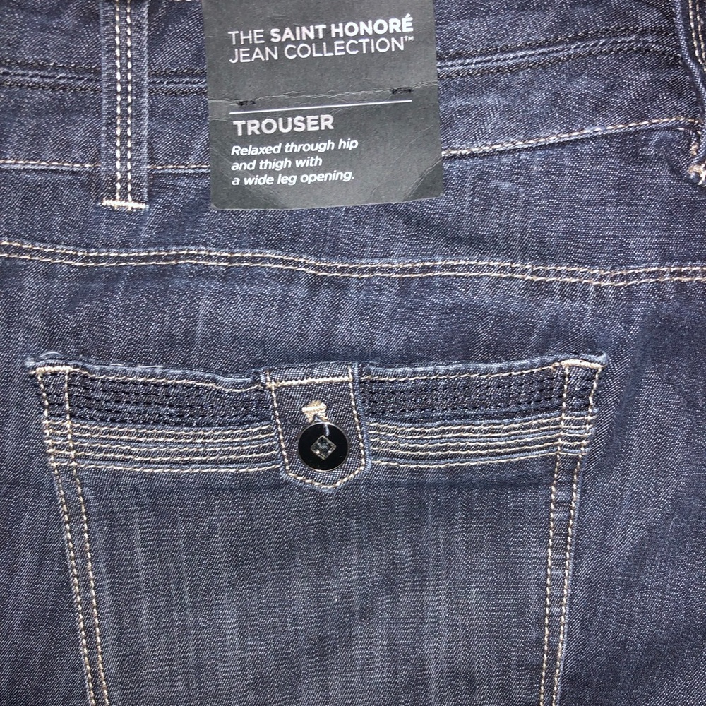 NWT WHBM TROUSER flared 80s vintage JEANS - Picture 8 of 8